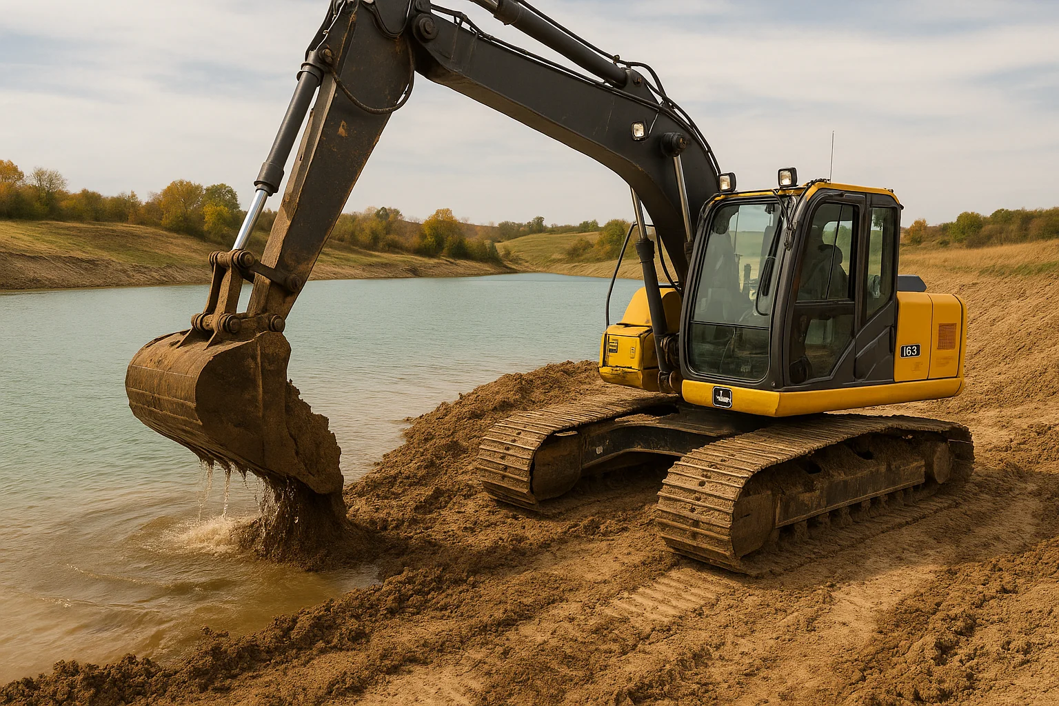Excavation site work